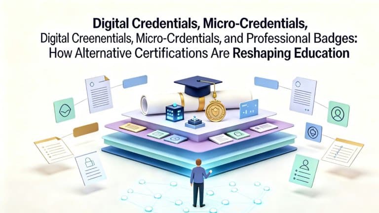 Digital Credentials, Micro-Credentials, and Professional Badges: How Alternative Certifications Are Reshaping Education