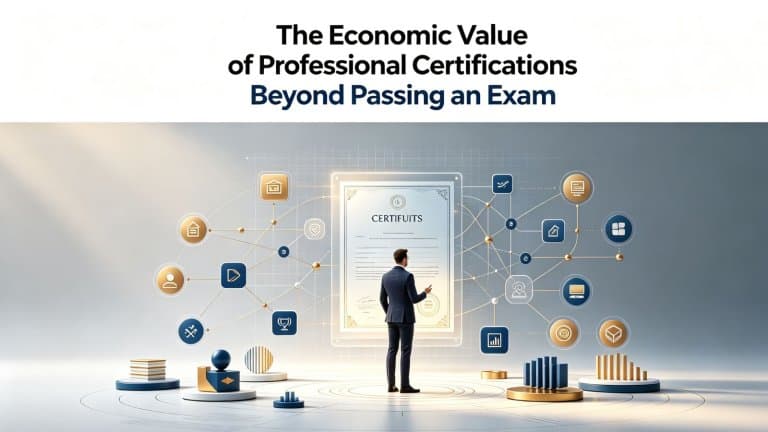 The Economic Value of Professional Certifications Beyond Passing an Exam