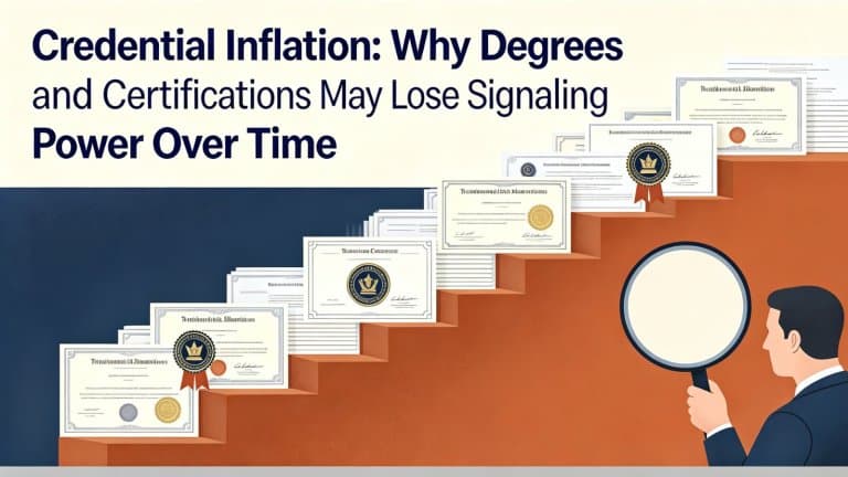 Credential Inflation: Why Degrees and Certifications May Lose Signaling Power Over Time